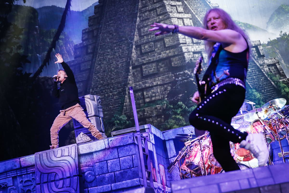 Iron Maiden Shanghaissa huhtikuussa 2016.