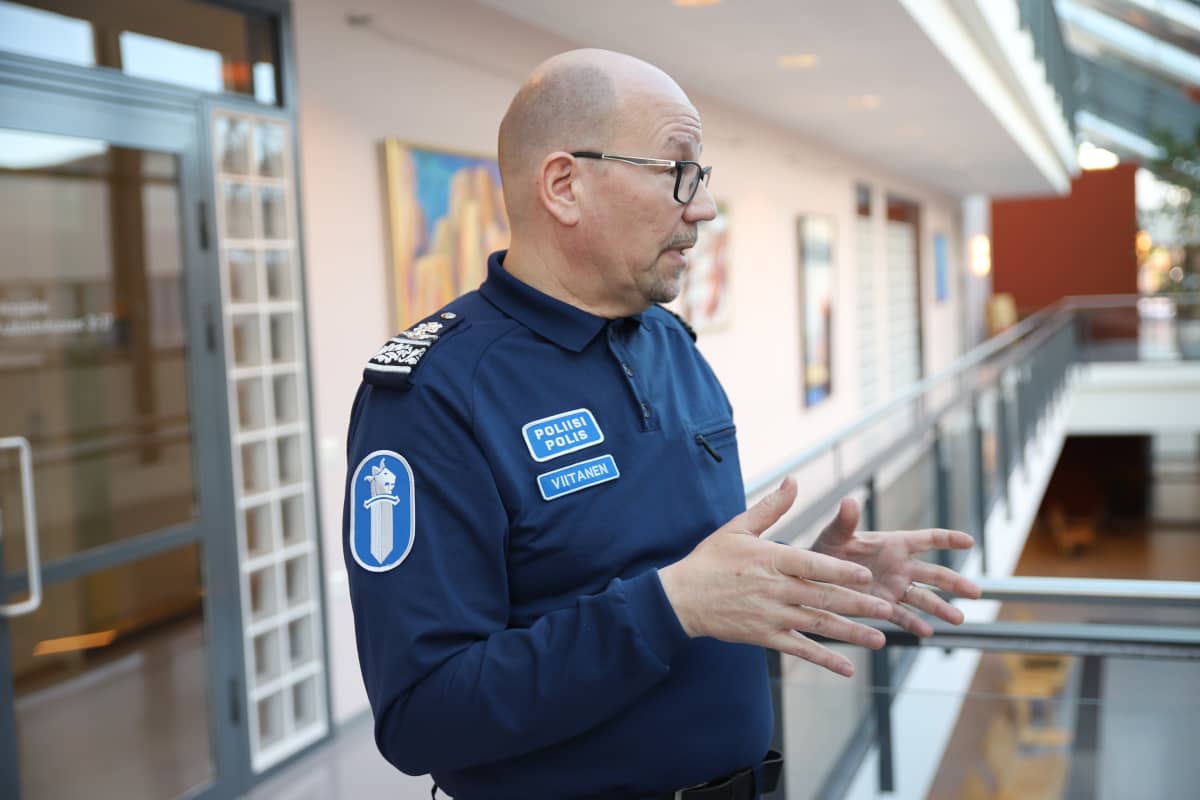 Kaakkois-Suomen poliisilaitoksen päällikkö Marko Viitanen.