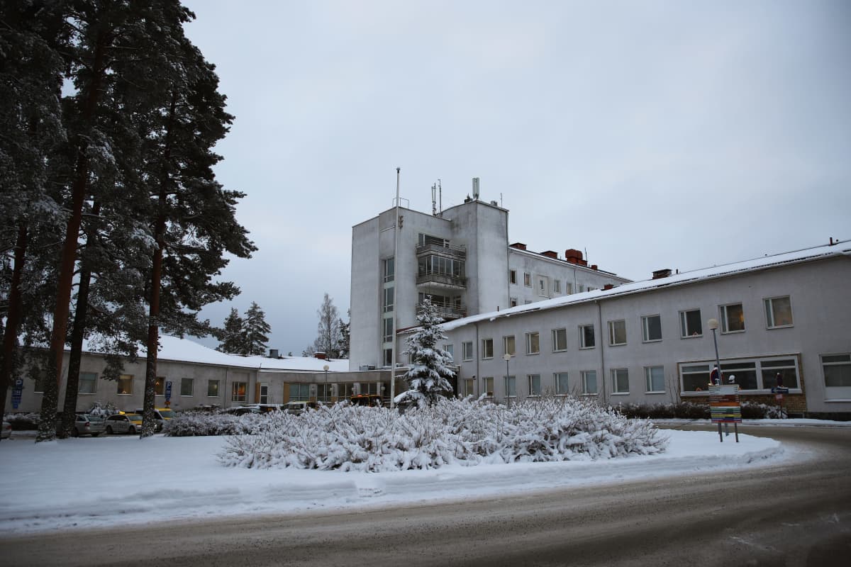 Pohjois-Kymen sairaala Kouvolassa.
