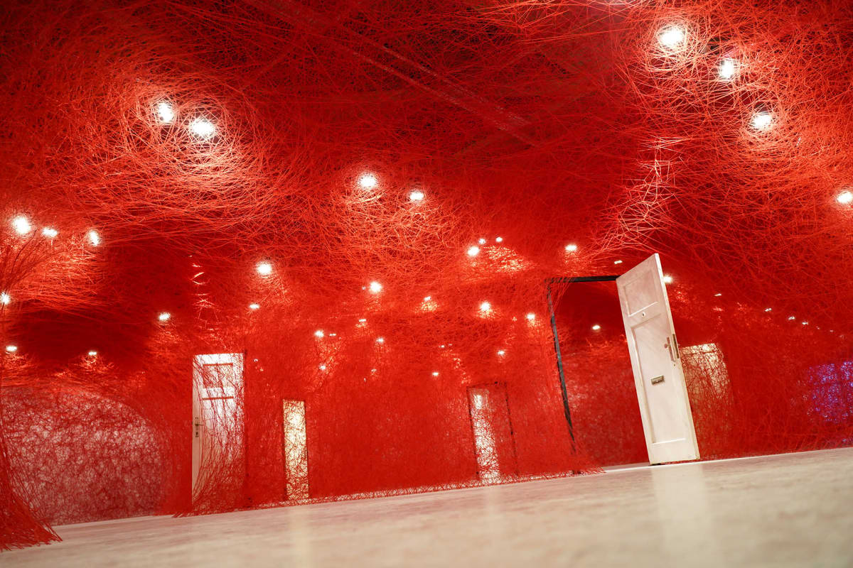 Chiharu Shiota, installaatio, nykytaide,  EMMA