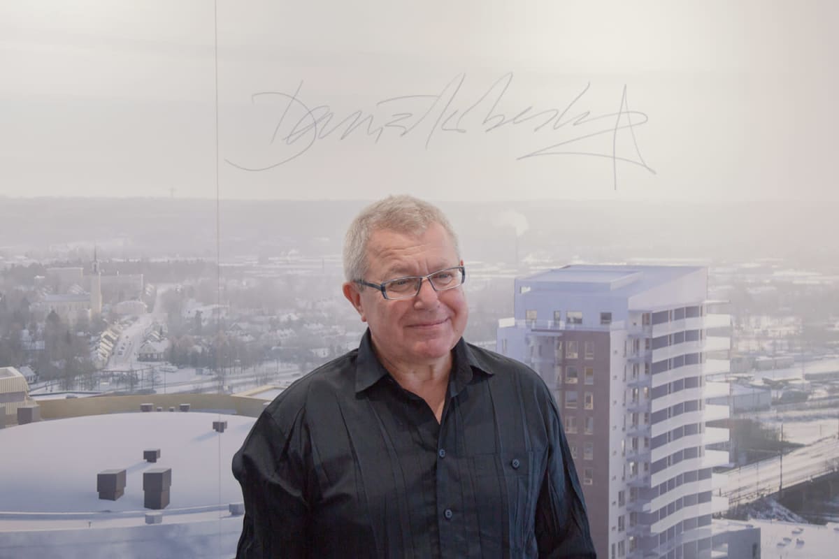 Daniel Libeskind vieraili Tampereella vuonna 2019.