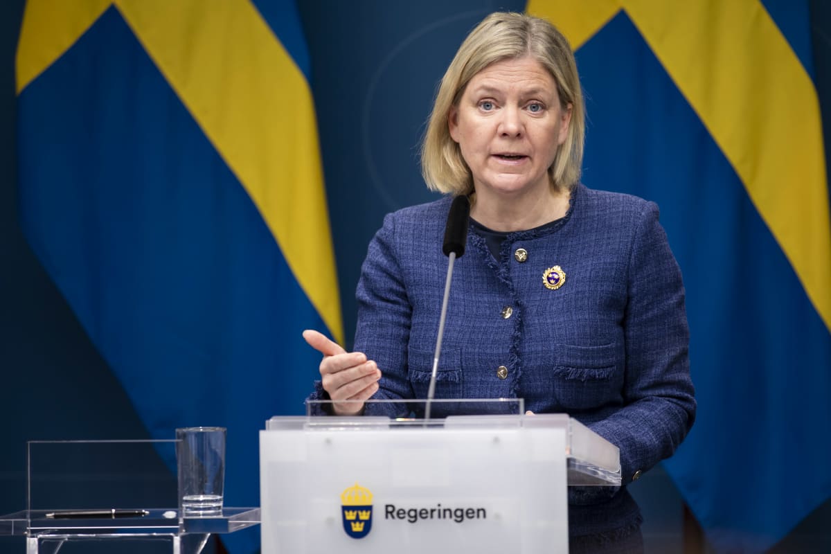 Ruotsin pääministeri Magdalena Andersson