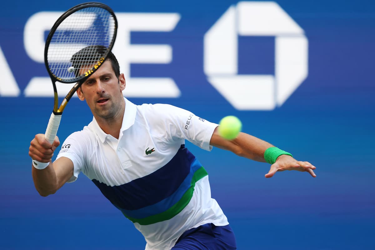 Novak Djokovic kuvassa