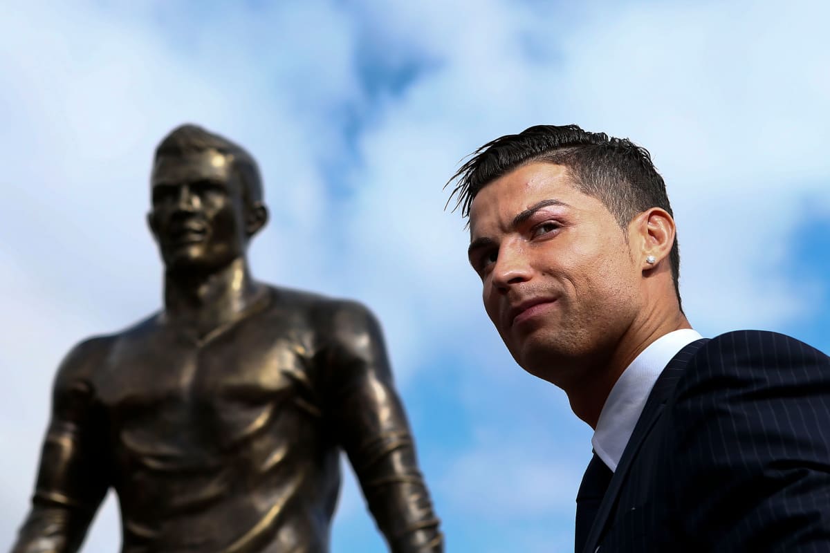 Ronaldon patsas Madeiralla. 