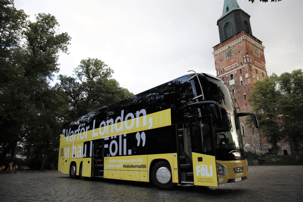 Lontoo Kokemus On Mahdollista Nyt Turussakin Kaksikerrosbusseista Matkailuvaltti Ja Nahtavyys Yle Uutiset Yle Fi