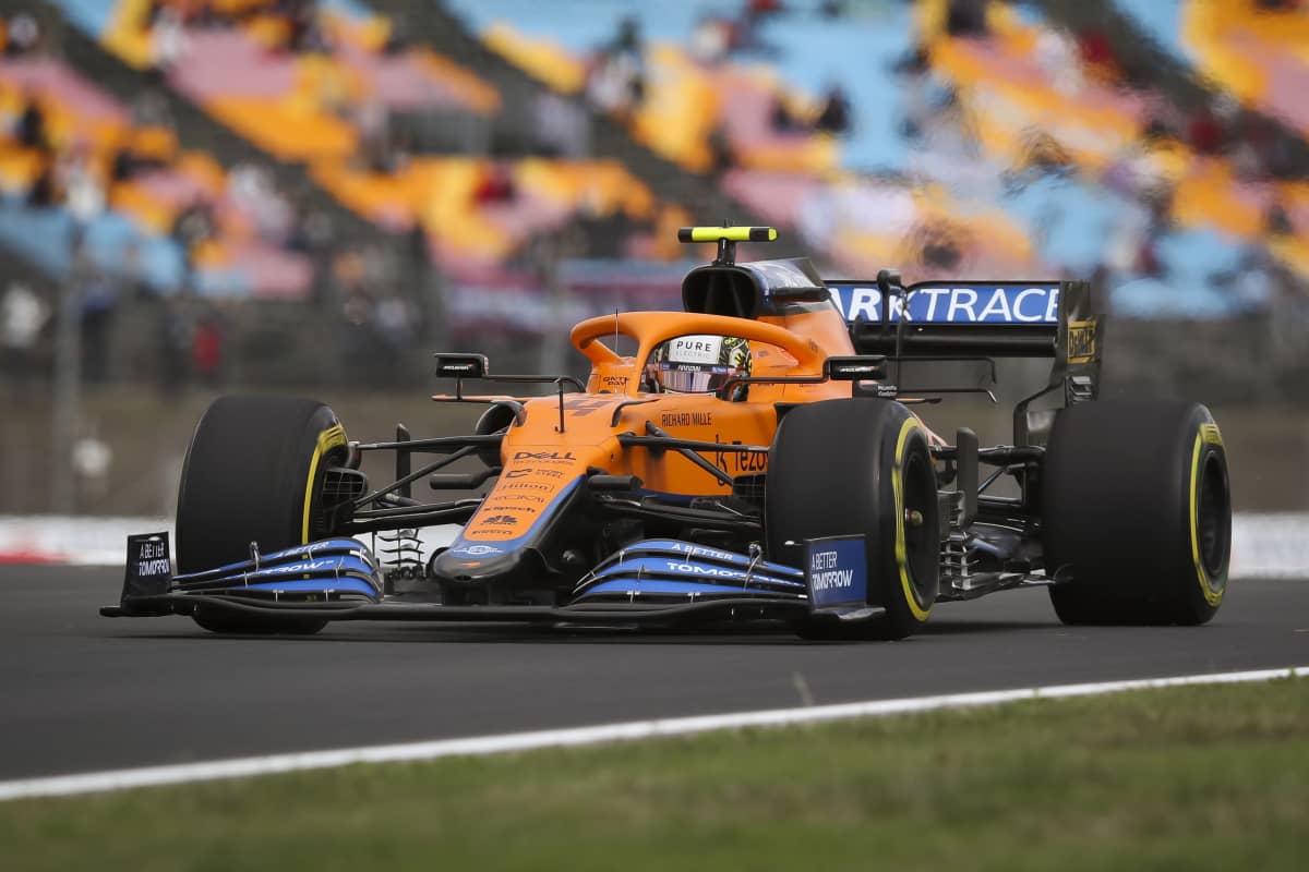 McLarenin Lando Norris Turkin GP:n harjoituksissa.