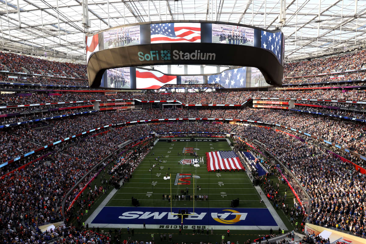 Super Bowl -areena vuonna 2022.