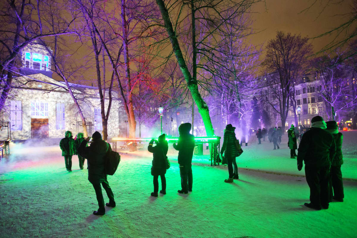 Lux Helsinki light festival flickers into life amid epidemic changes | News  | Yle Uutiset