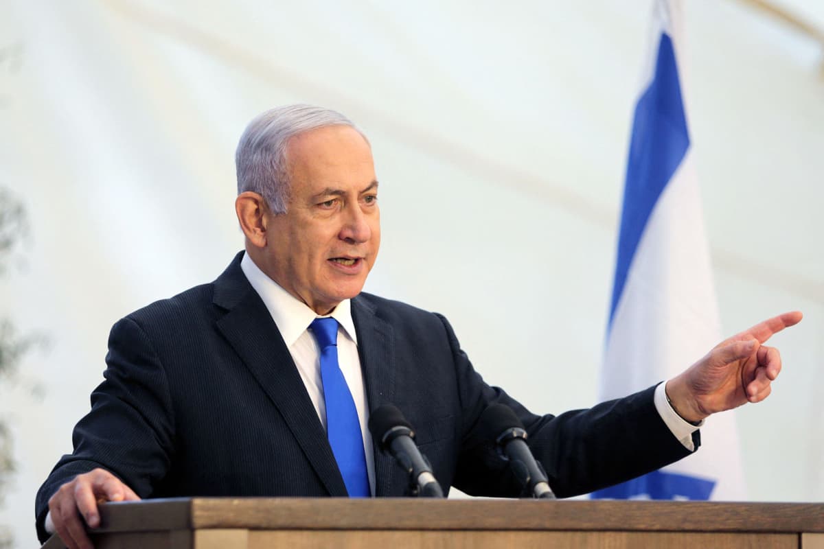 Israelin pääministeri Benjamin Netanjahu.