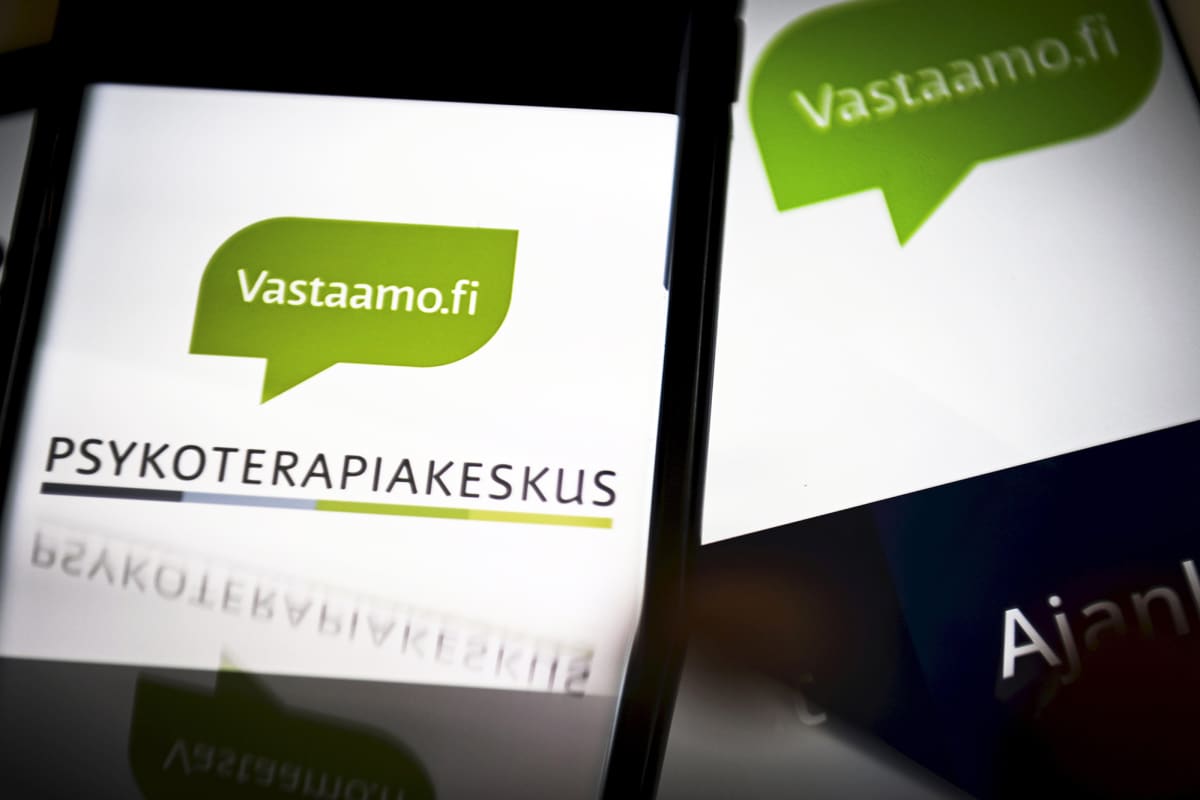  Kuvassa Vastaamon logoja kuvattuna yrityksen nettisivuilta ja somekanavista.