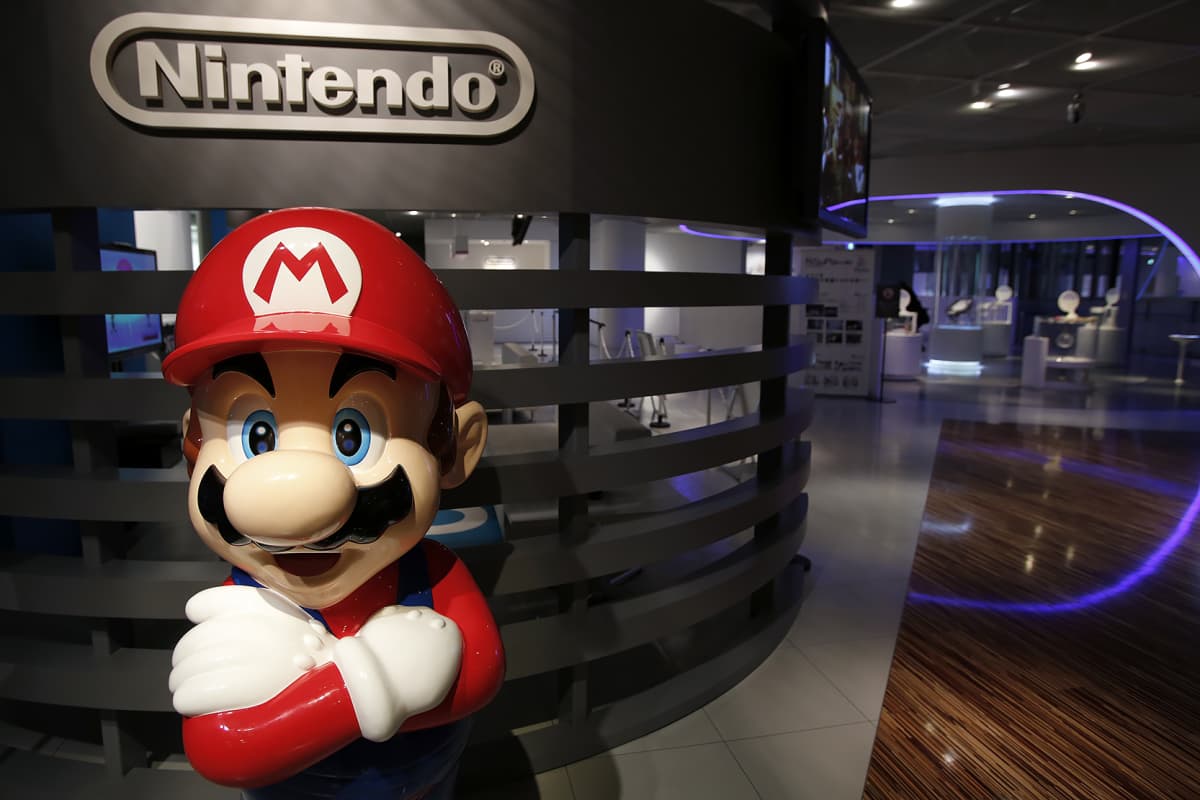 Mario Nintendon kaupassa Tokiossa.