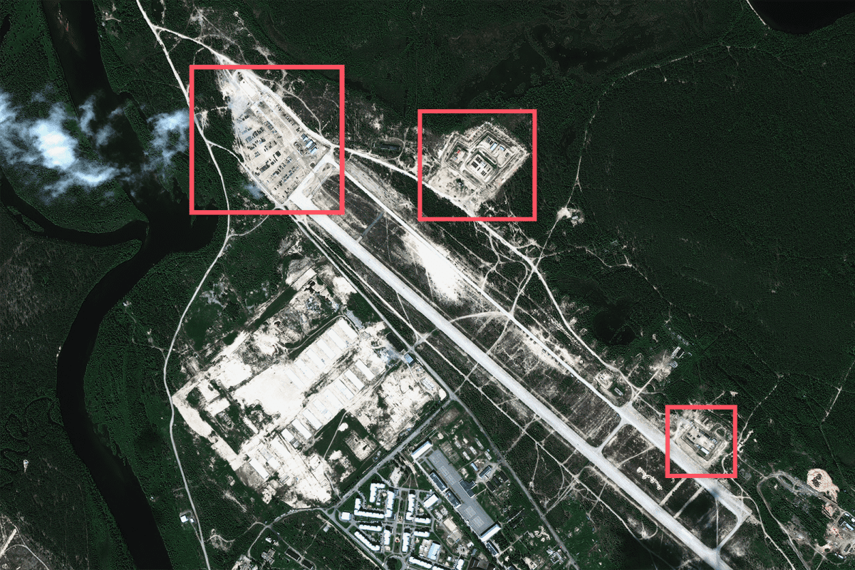 Katso satelliittikuvista, kuinka Venäjän sotilastukikohta Suomen lähellä  tyhjeni yllättäen – asiantuntija: 