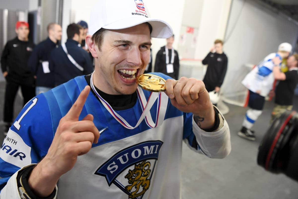 Kristian Kuusela jääkiekon MM-kultamitalisti 2019