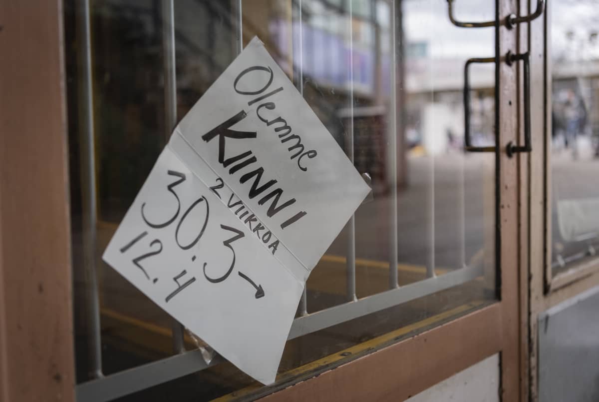 Suljettu liike Itäkeskuksessa