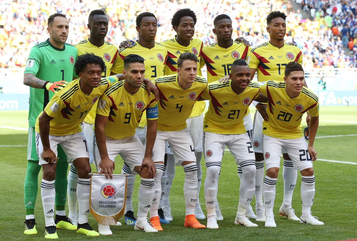 Kolumbia joukkuekuva