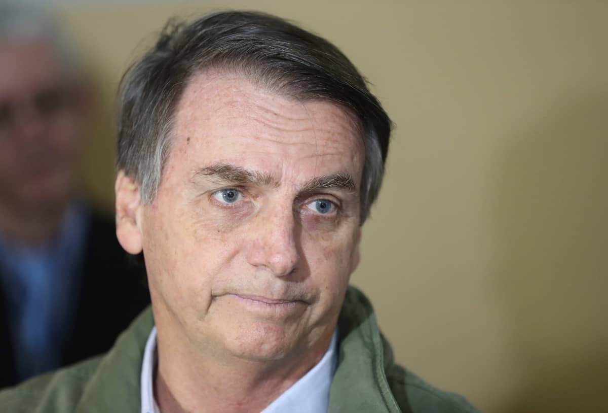 Brasilian seuraava presidentti on äärioikeistolainen Jair Bolsonaro.