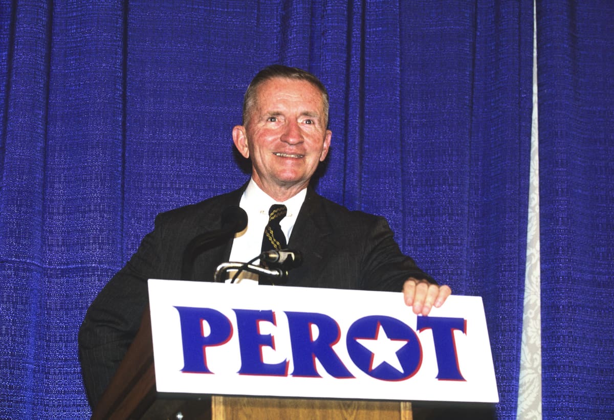 Ross Perot vuonna 1992.