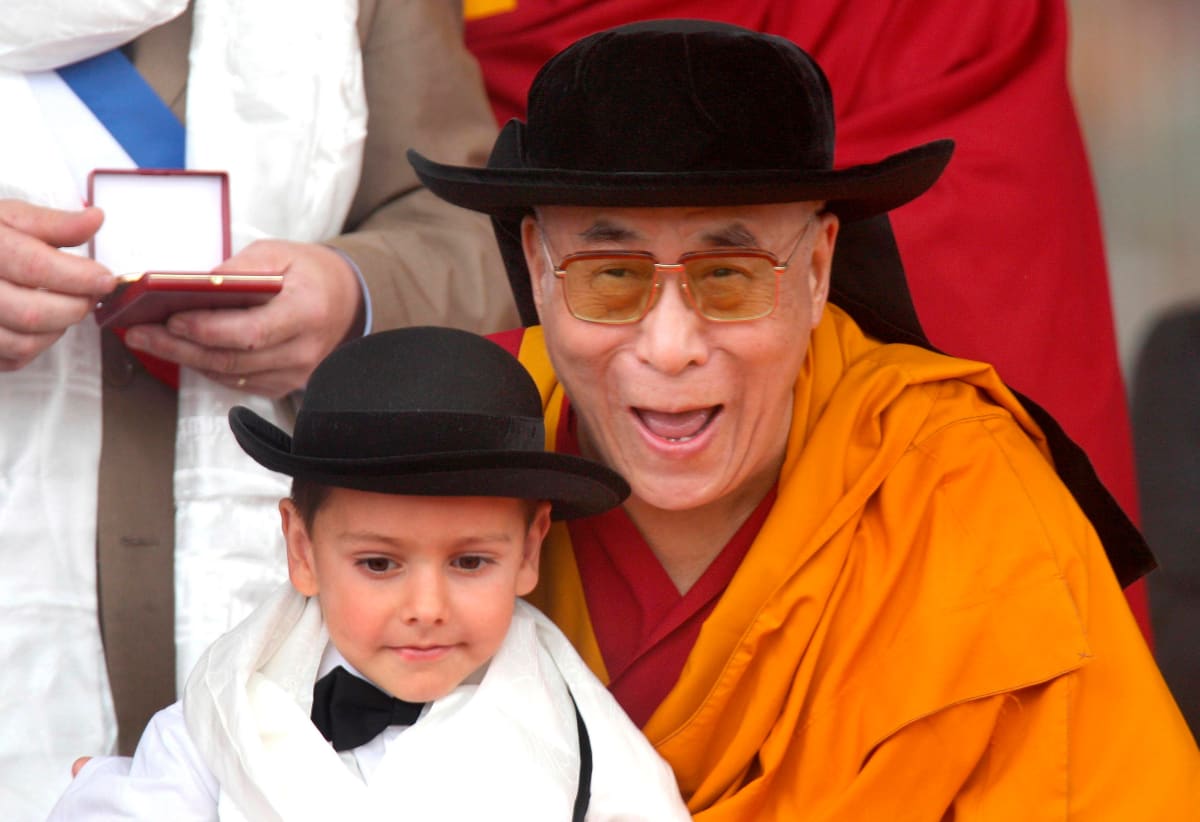 Dalai-lama vieraili Ranskassa syksyllä 2008.