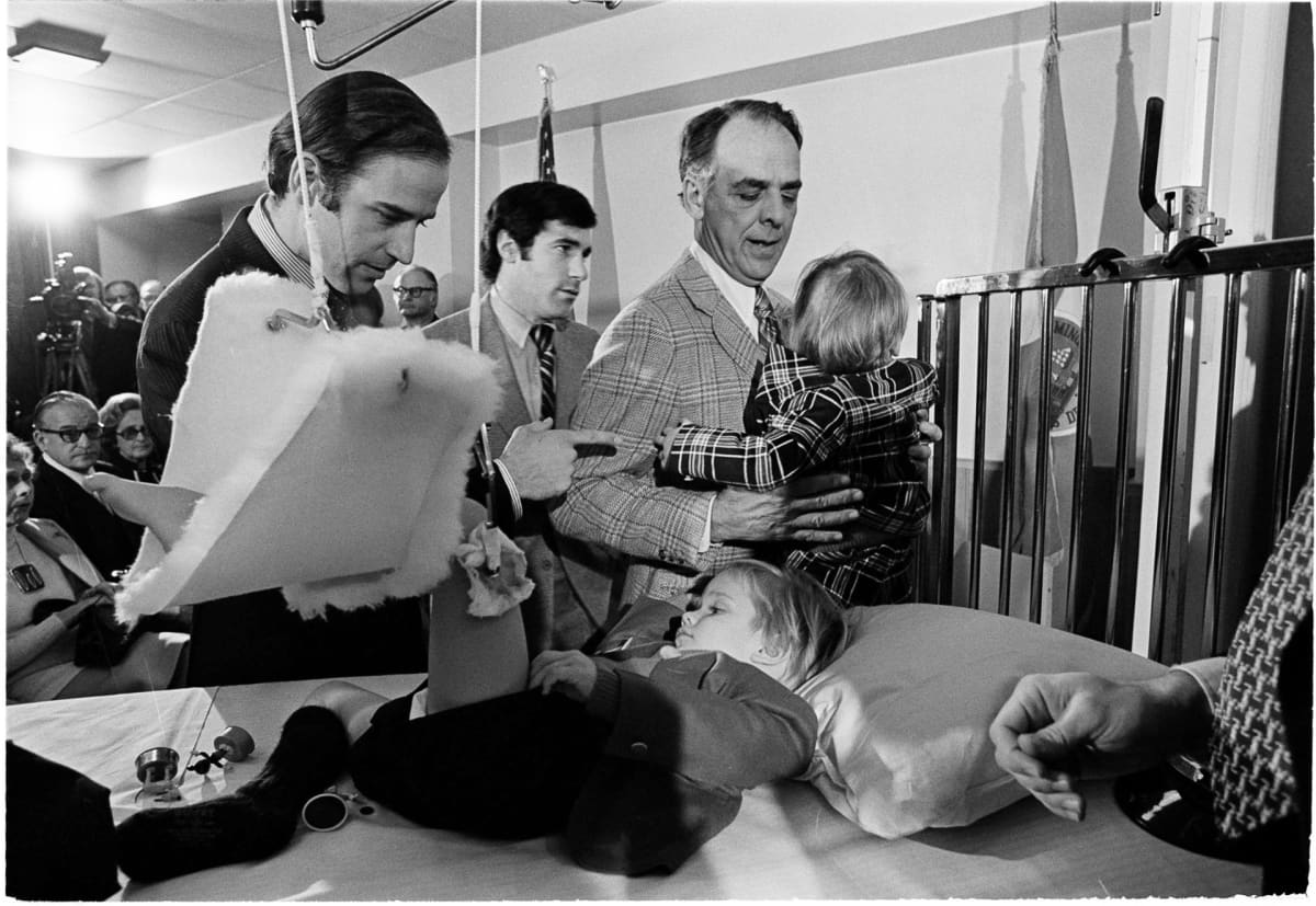 Joe Biden ja lapset sairaalassa 1972