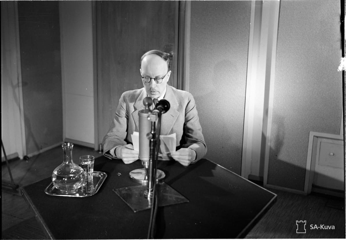 Presidentti Risto Ryti puhuu radiossa 26.6.1941 jatkosodan alettua