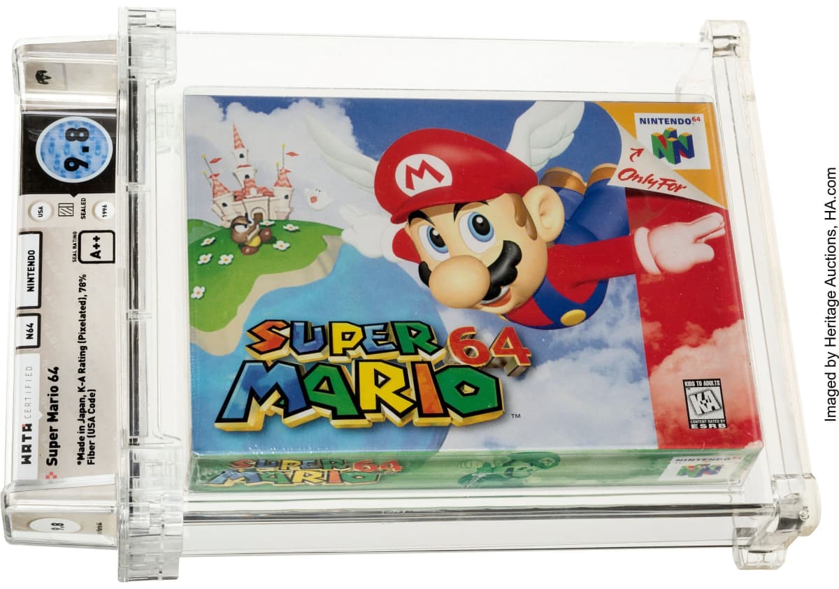 Super Mario 64 -pelikasetti myytiin yli 1,5 miljoonan dollarin  ennätyshintaan | Yle Uutiset