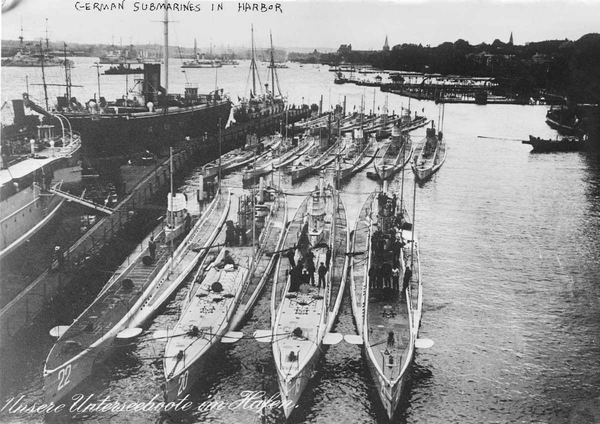 Saksalaisia sukellusveneitä
