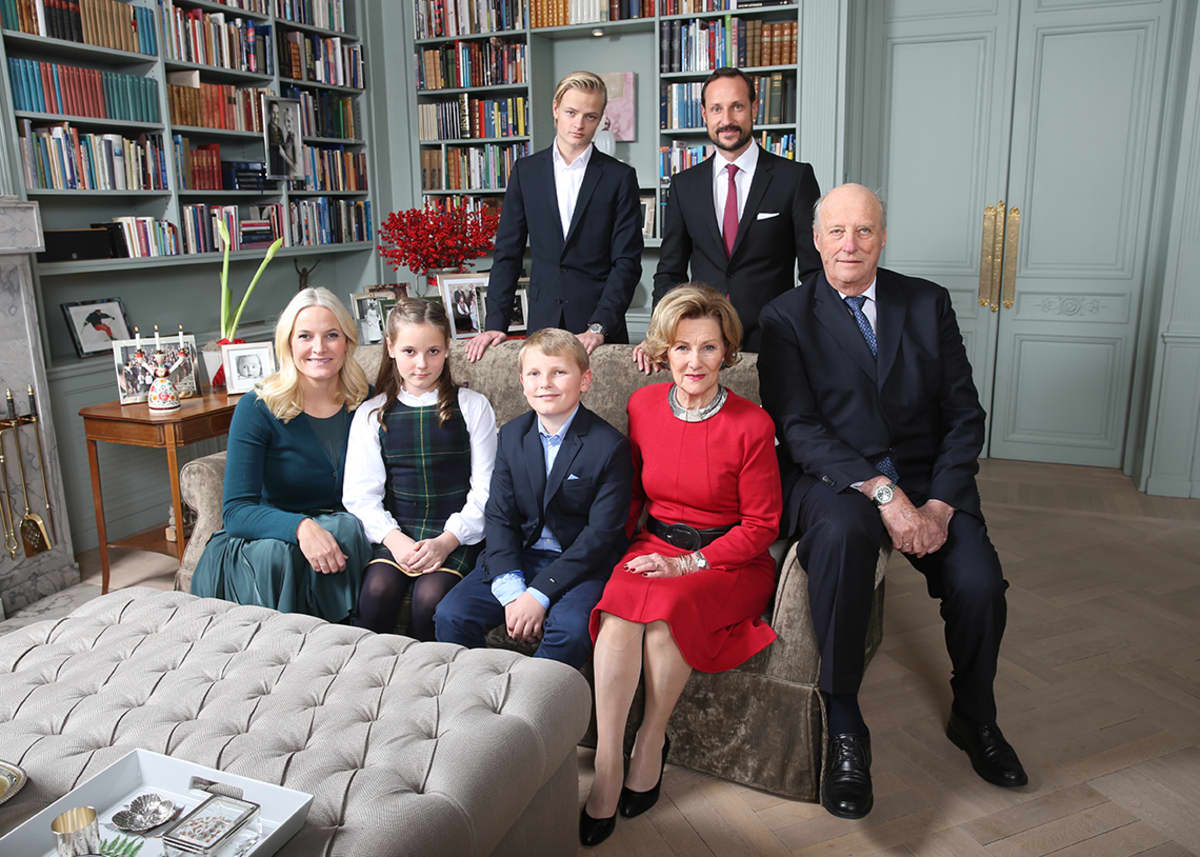 Norjan kuninkaallinen perhe.
