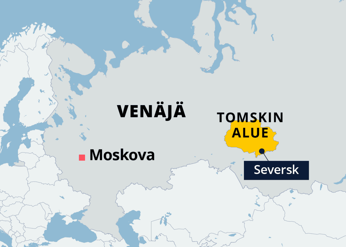 Severskin suljettu kaupunki Tomskin alueella Venäjällä.