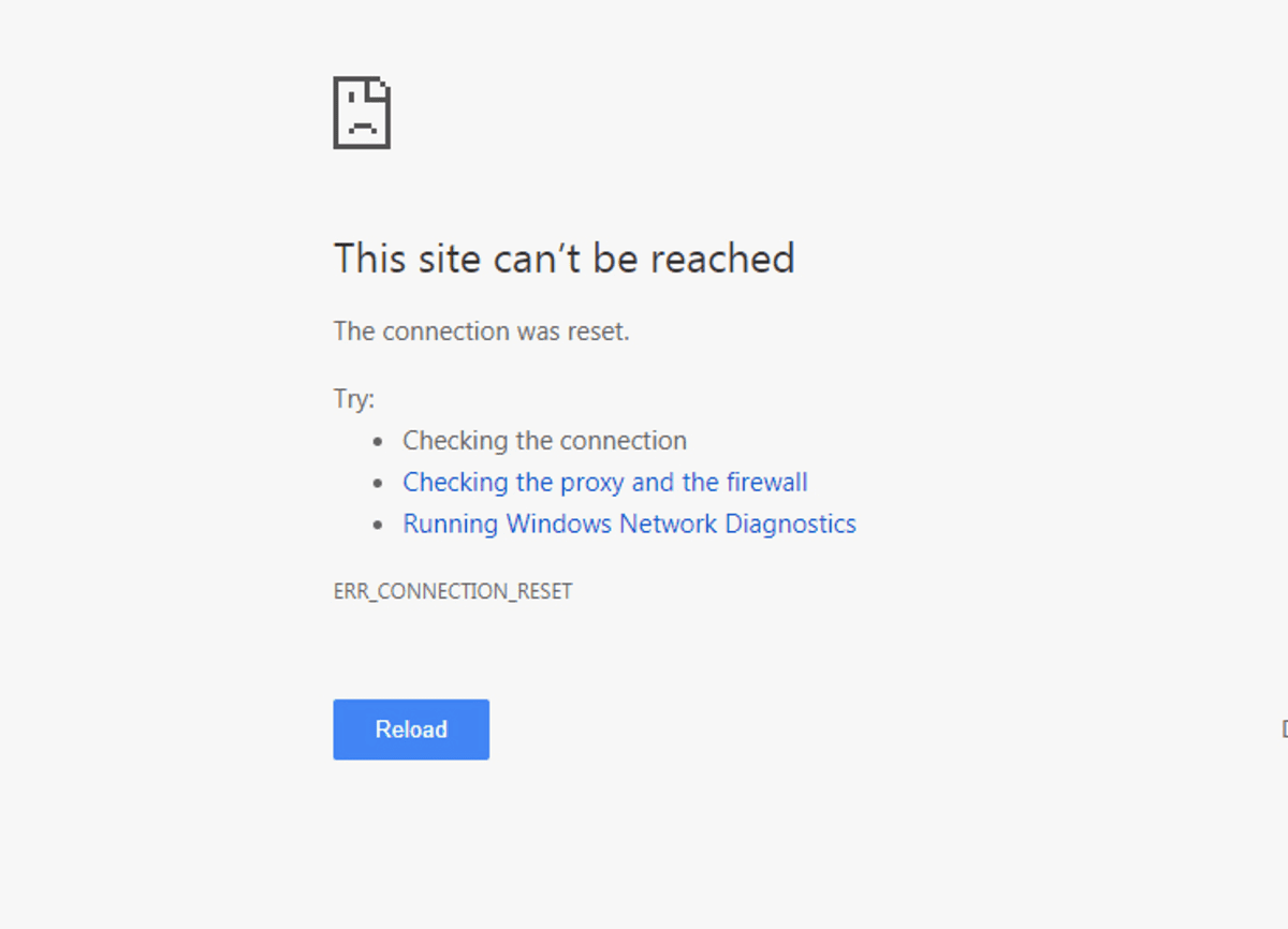 mm Väestörekisterin sivuille ei pääse, kuvakaappaus Väestörekisterin sivuilta.