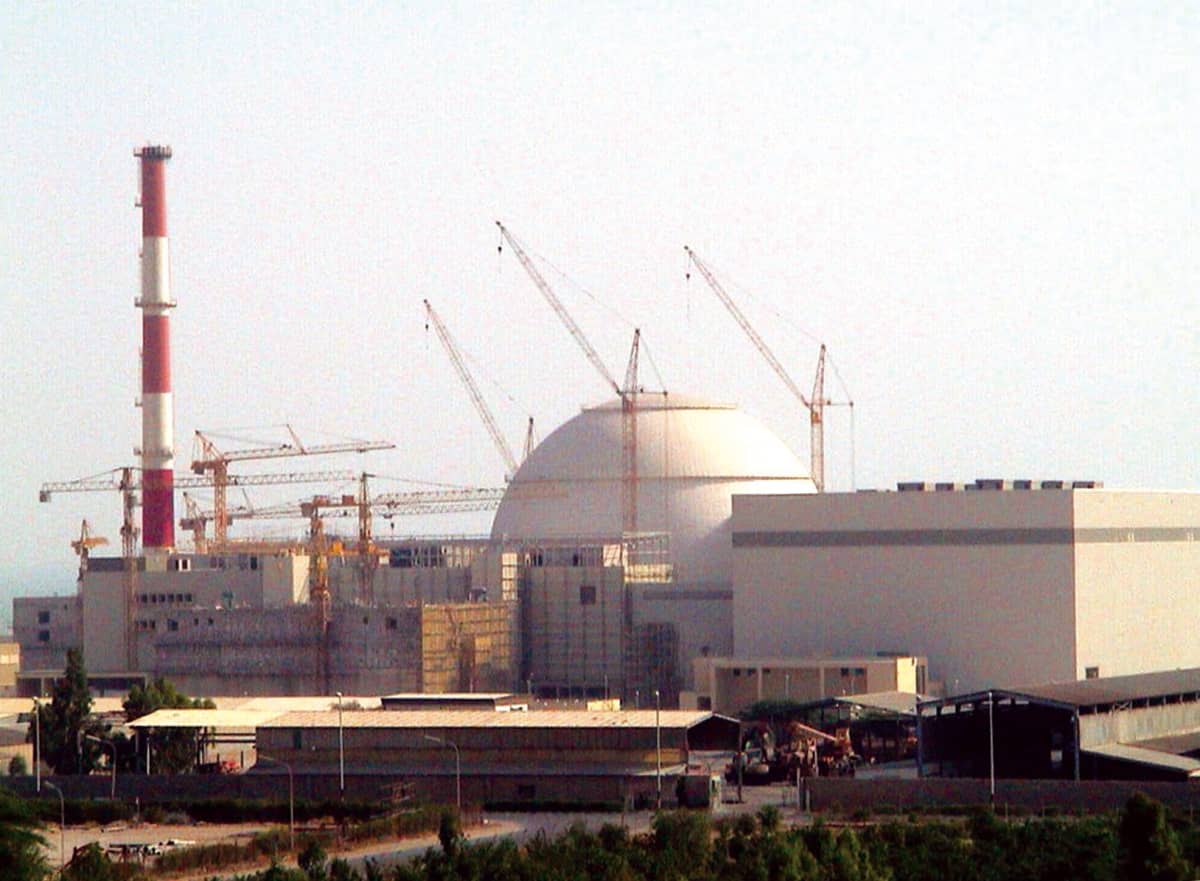 Bushehrin ydinvoimala Iranissa 2004