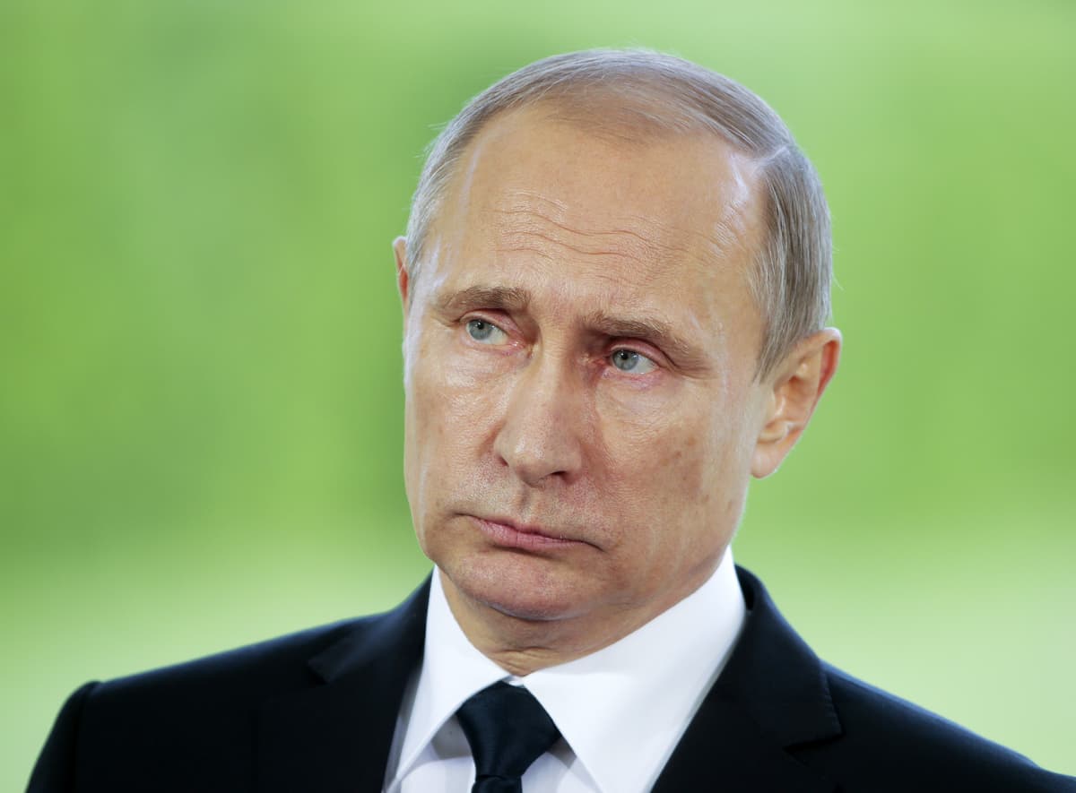 Venäjän presidentti Vladimir Putin Kultarannassa perjantaina. Venäjän presidentti Vladimir Putin Suomen-vierailullaan heinäkuussa 2016.