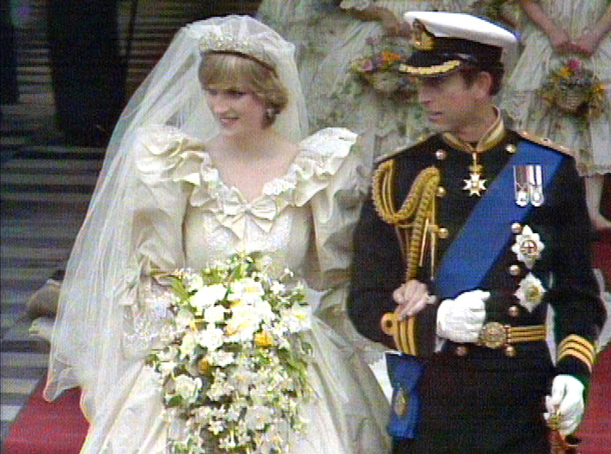 Walesin prinssi Charlesin ja Lady Diana Spencerin häät.