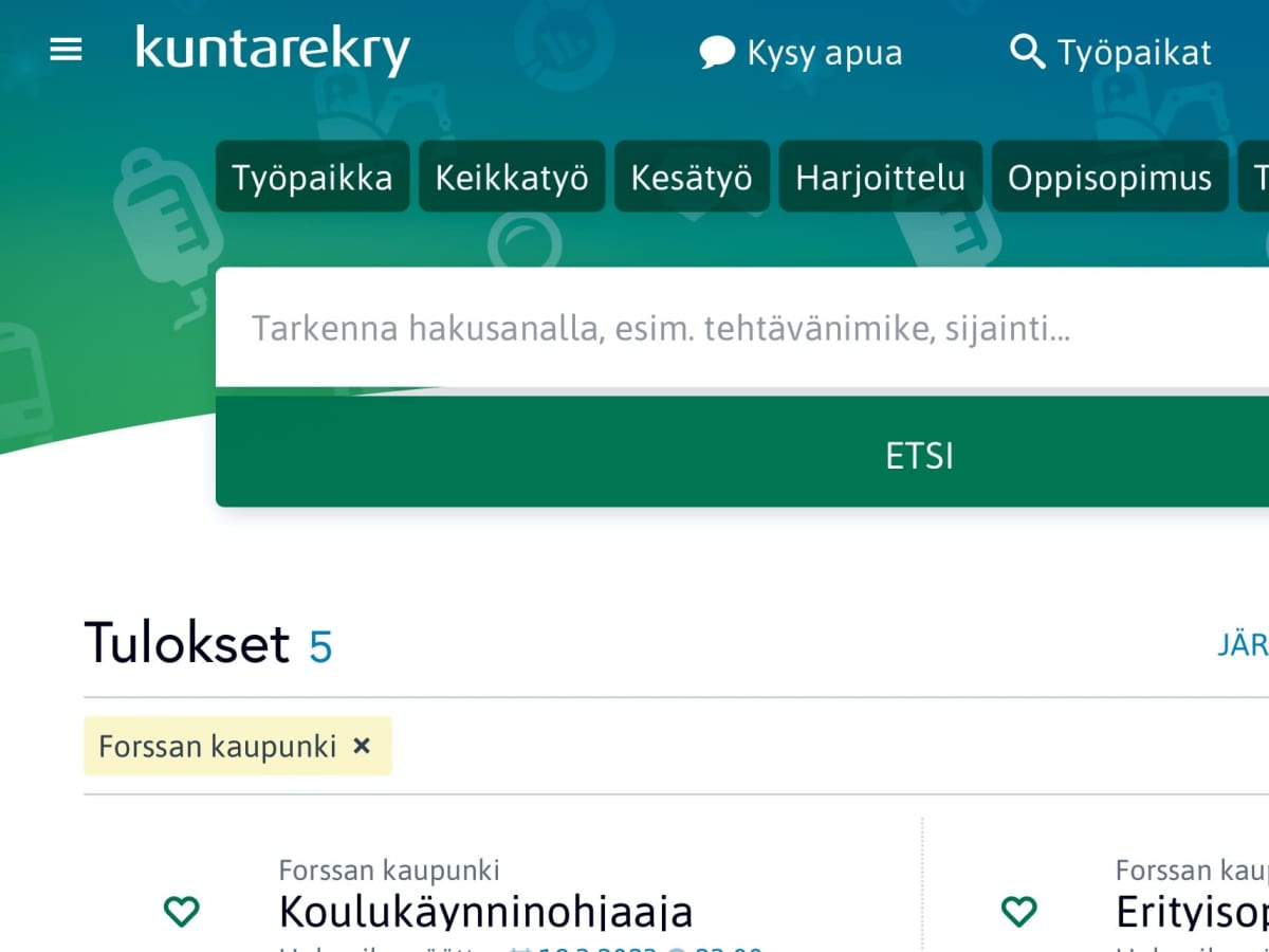 Forssa siirtyy anonyymiin rekrytointiin – turvaa yhdenvertaista kohtelua |  Yle Uutiset