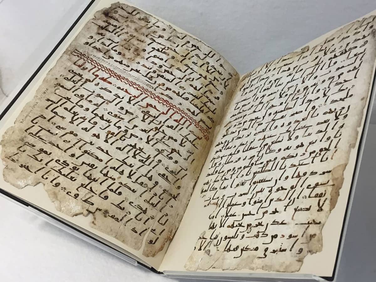 Birminghamin yliopiston kirjastosta on löydettyjä Koraanin tekstejä.