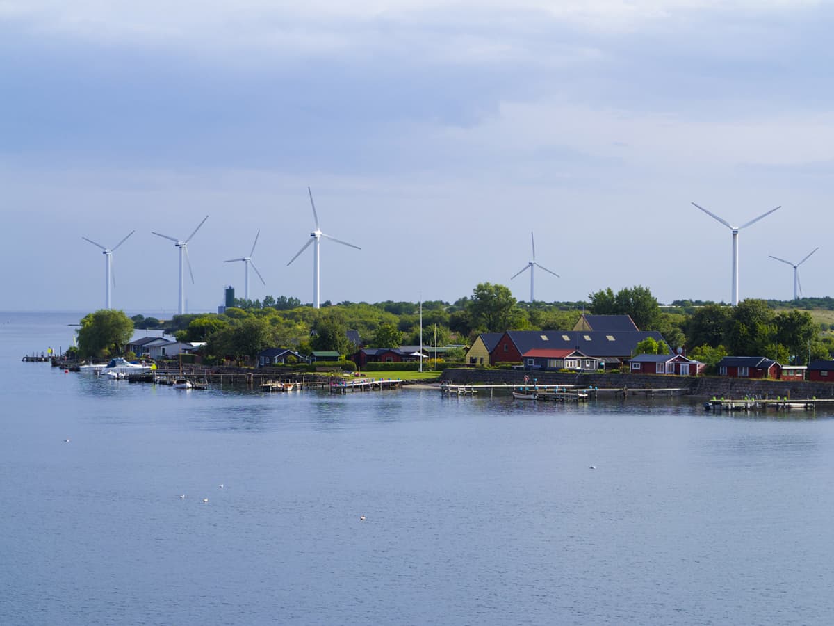 tuulimyllyjä Landskronassa Ruotsissa.