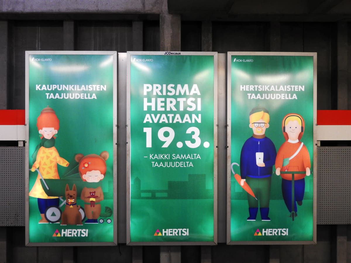 Lähipalvelukeskus Hertsi aukeaa Helsingin Herttoniemessä 19.3.2020.