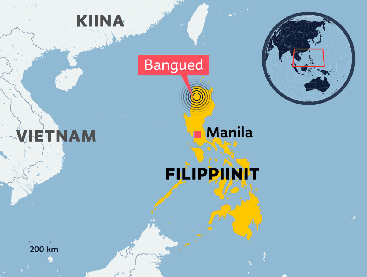 Filippiinien maanjäristyksessä ainakin neljä kuollutta, useita kymmeniä  loukkaantunut – presidentti Marcos lupaa nopeaa apua alueelle