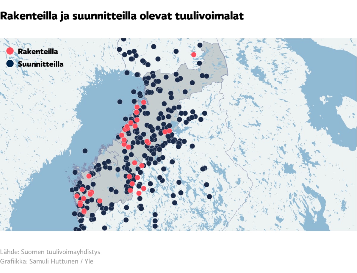 Tuulivoimayhtiöt varautuneet viivästyksiin myös Pohjanmaalla | Yle Uutiset
