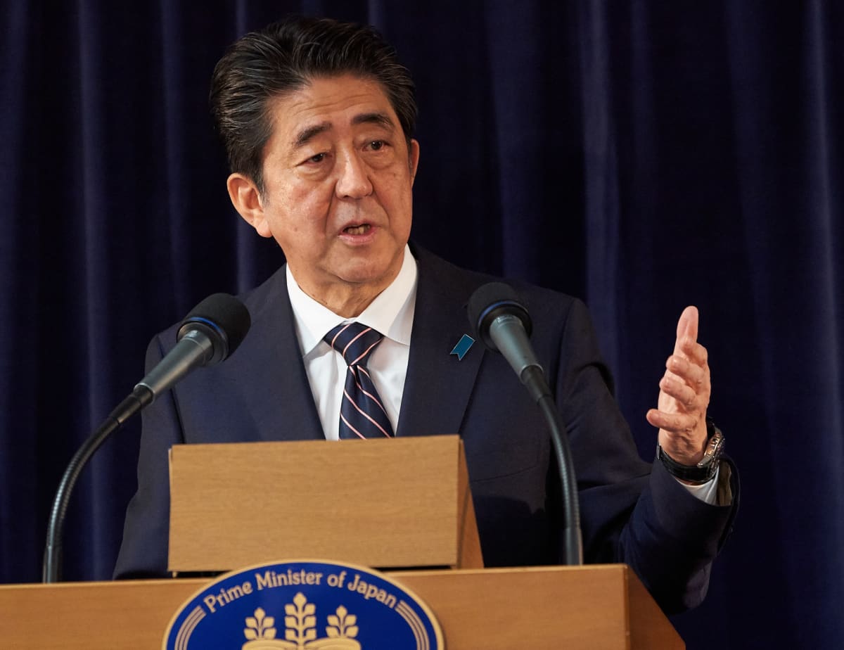 Japanin pääministeri Shinzo Abe