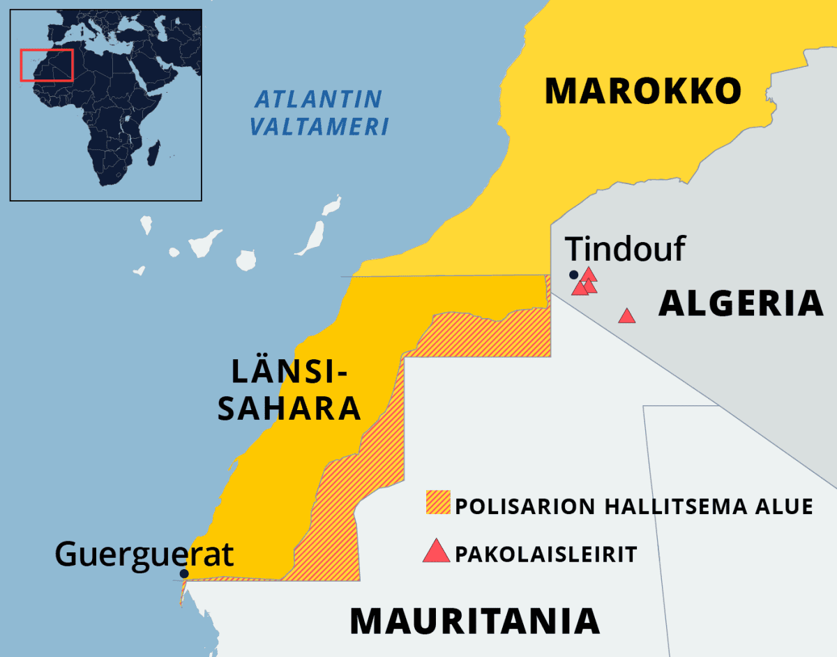 Länsi-Saharan rikkaudet saavat ulkomaat katsomaan alueen miehitystä läpi  sormien – vanha konflikti uhkaa taas kärjistyä ja voi tutkijan mukaan myös  laajeta