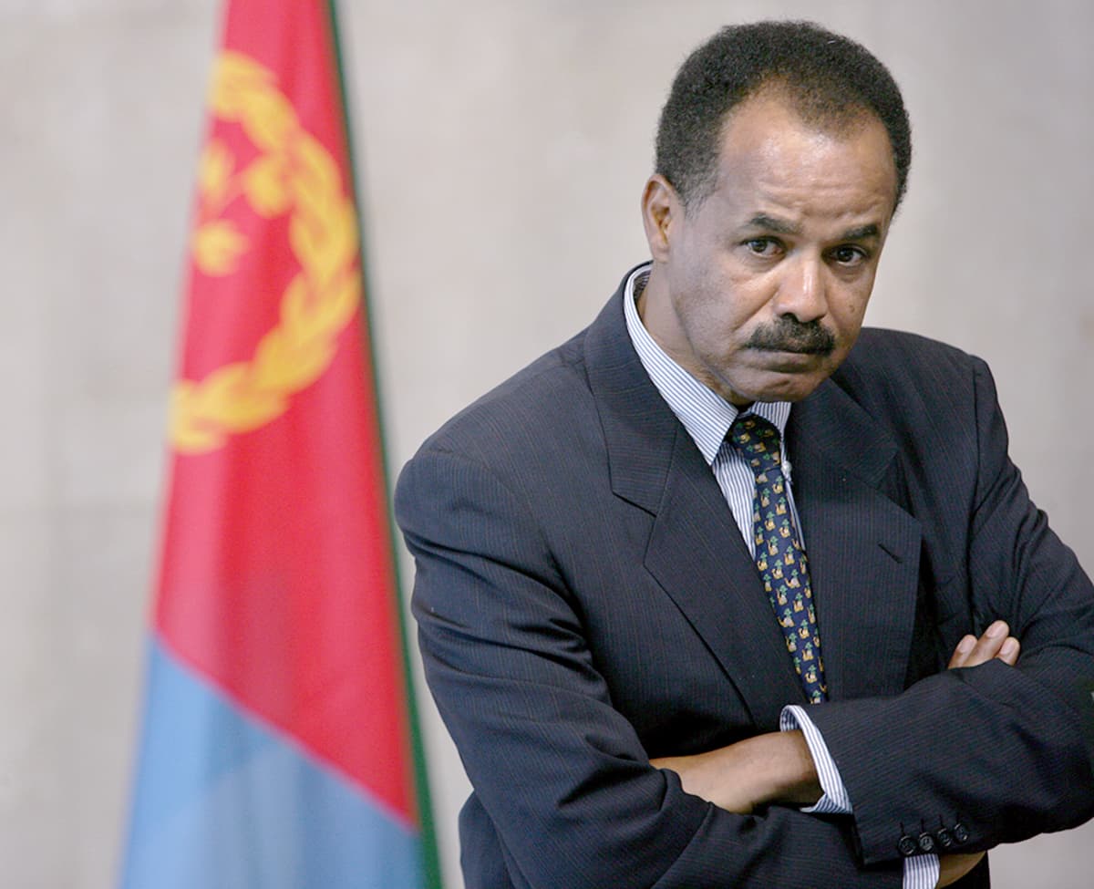 Eritrean presidentti Isaias Afewerki.