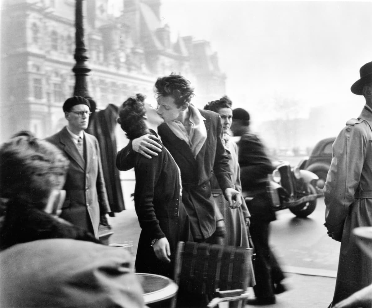 Rakastavaisia Pariisissa 1950.