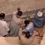 Iso sarkofagi pysäytti rakennustyömaan egyptiläisessä Aleksanrdian kaupungissa