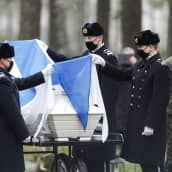  Viimeinen Mannerheim-ristin ritari Tuomas Gerdt haudattiin Lappeenrannassa.