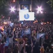 Oikeisto juhlii voittoa Madridin aluevaaleissa