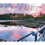 Suomen kaunein postimerkki 2018. 