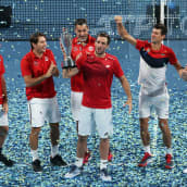 Serbia juhlii ATP Cupin voittoa