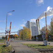 Kuvassa on UPM:n tehdas Lappeenrannassa.