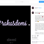 Rakas Demi Instagram-sivu.