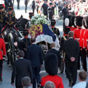 Prinesessa Dianan hautajiset vuonna 1997.
